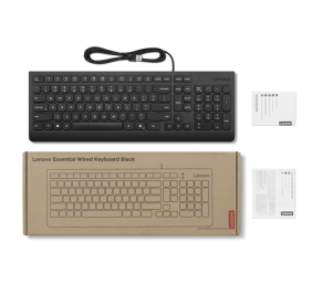 Lenovo Keyboard | Essential | Keyboard | Wired | US English | Black