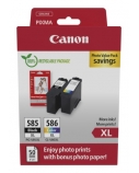 Canon PG-585XL/CL-586XL (6204C005) Photo value pack Rašalinių kasečių komplektas, BK/CMY