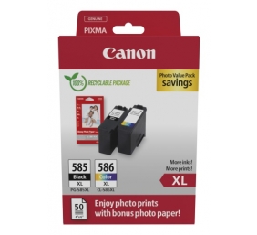 Canon PG-585XL/CL-586XL (6204C005) Photo value pack Rašalinių kasečių komplektas, BK/CMY
