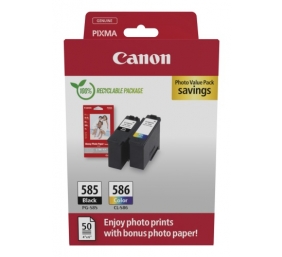 Canon PG-585/CL-586 (6205C004) Photo value pack Rašalinių kasečių komplektas, BK/CMY