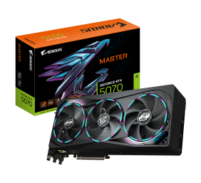 Gigabyte AORUS GeForce RTX 5070 MASTER 12G | NVIDIA | 12 GB | GeForce RTX 5070 | HDMI ports quantity 1 | PCI-E 5.0