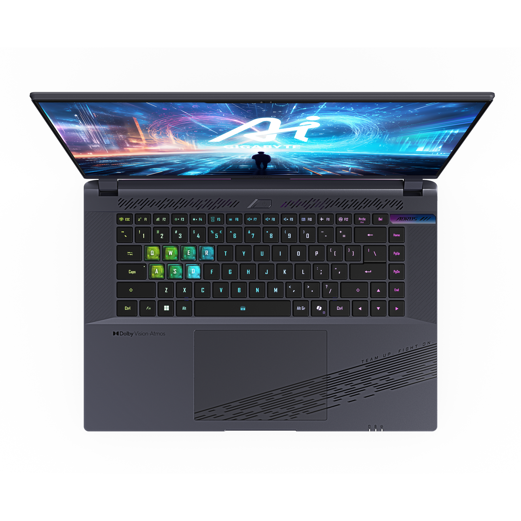 Gigabyte AORUS 16X 9SG-43EEC94SH | Gray | 16 " | WQXGA | 2560 x 1600 pixels | Intel Core i7 | i7-13650HX | 16 GB | DDR5 | Solid-state drive capacity 1000 GB | NVIDIA GeForce RTX 4070 | GDDR6 | 8 GB | Windows 11 Home | 802.11be | Bluetooth version 5.4 | Ke