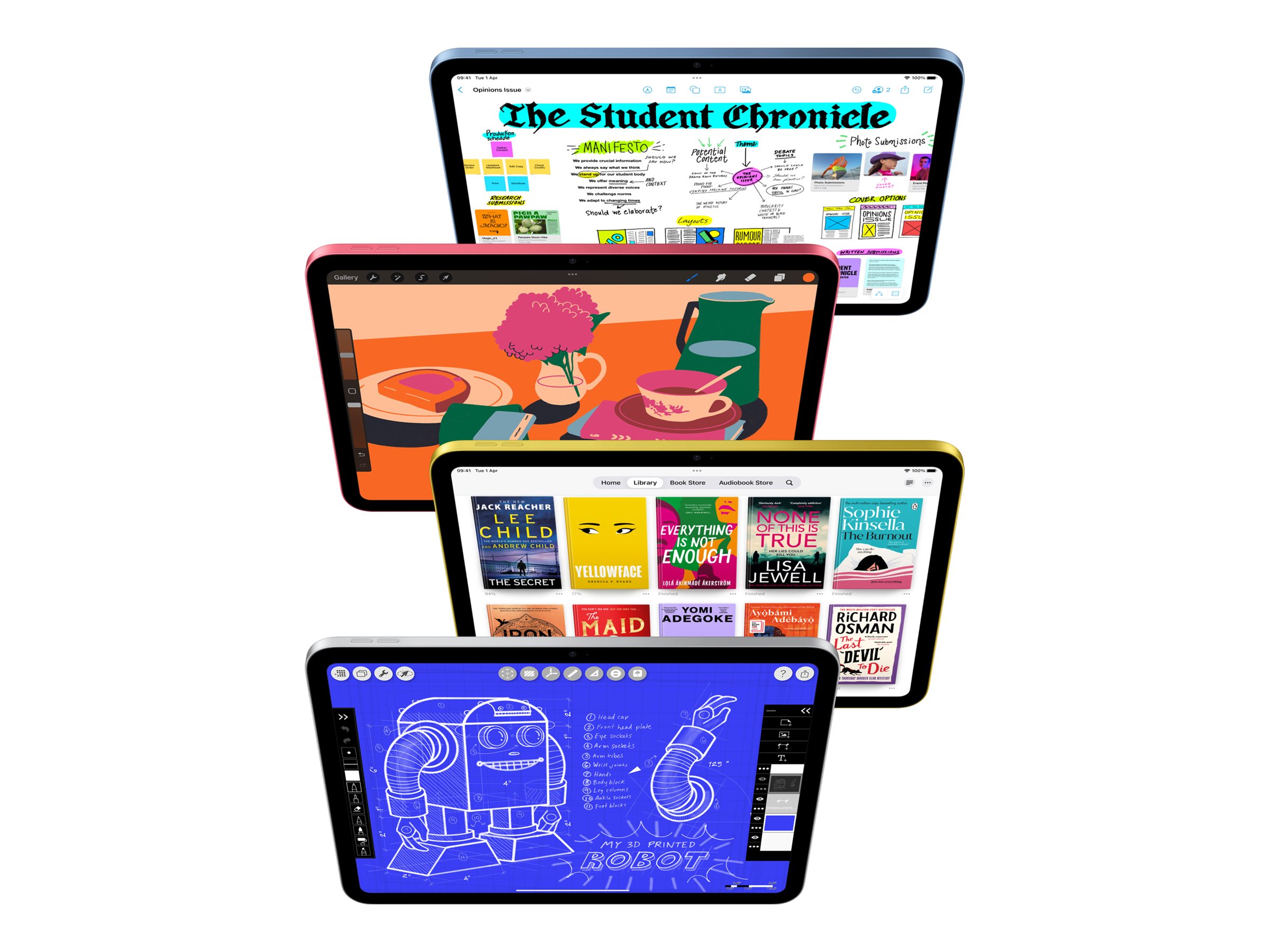 Apple iPad | 11 " | Blue | Liquid Retina | 128 GB | Wi-Fi | Bluetooth | 5.3 | iOS | Warranty 12 month(s)