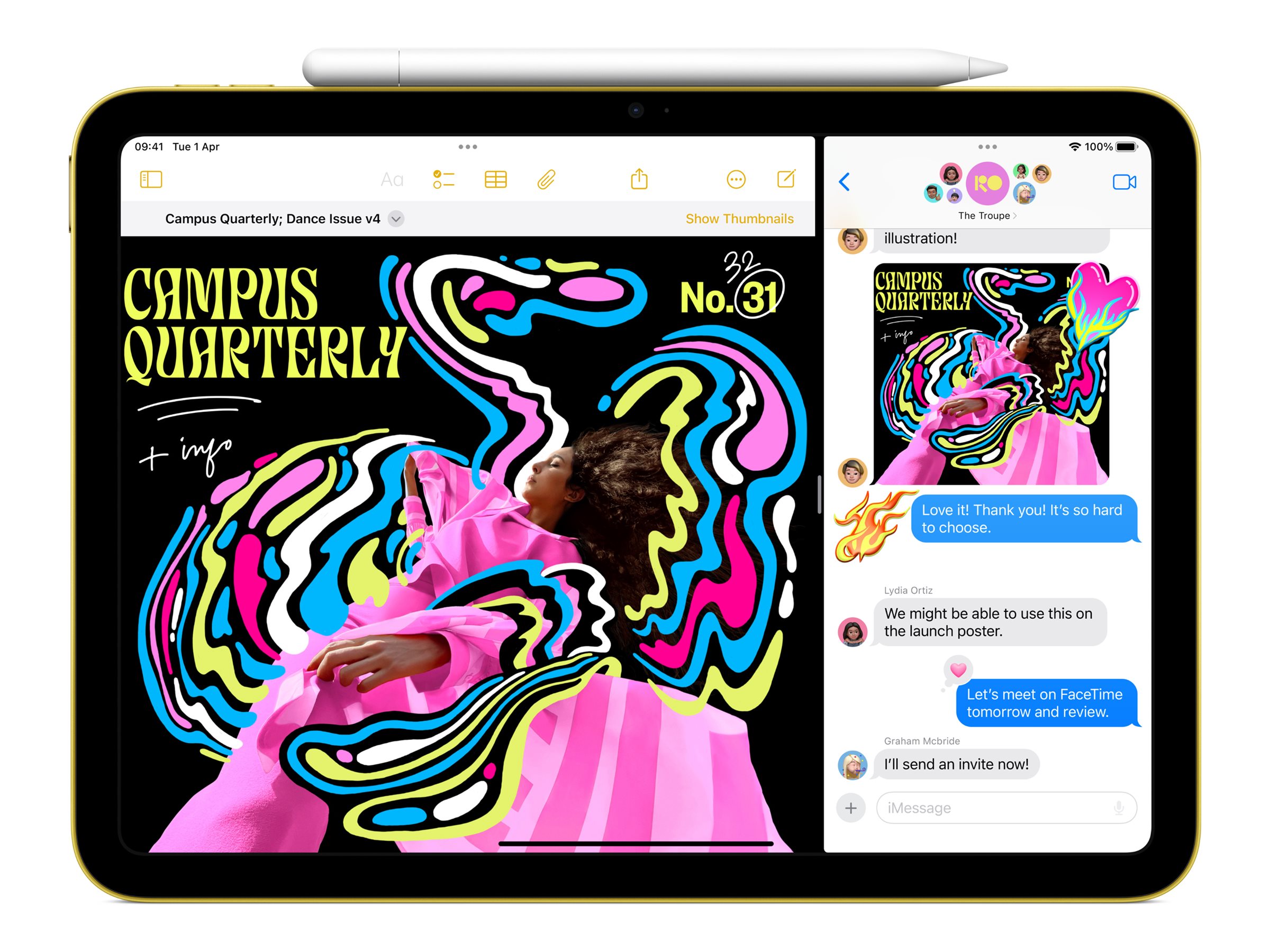 Apple iPad 11" A16 Wi-Fi 256GB - Yellow | Apple