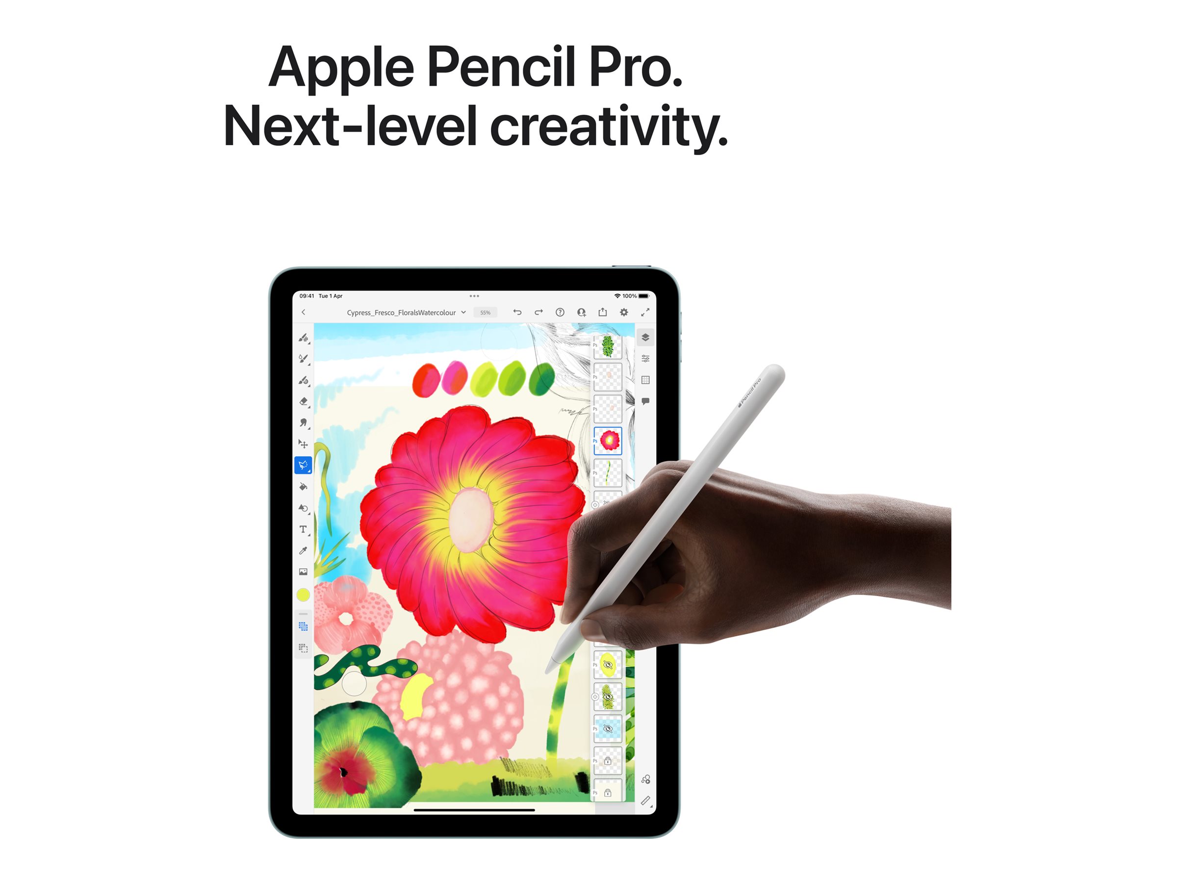 Apple iPad Air | 13 " | Blue | Liquid Retina | Apple M3 | 256 GB | Wi-Fi | Bluetooth | 5.3 | iOS | Warranty 12 month(s)