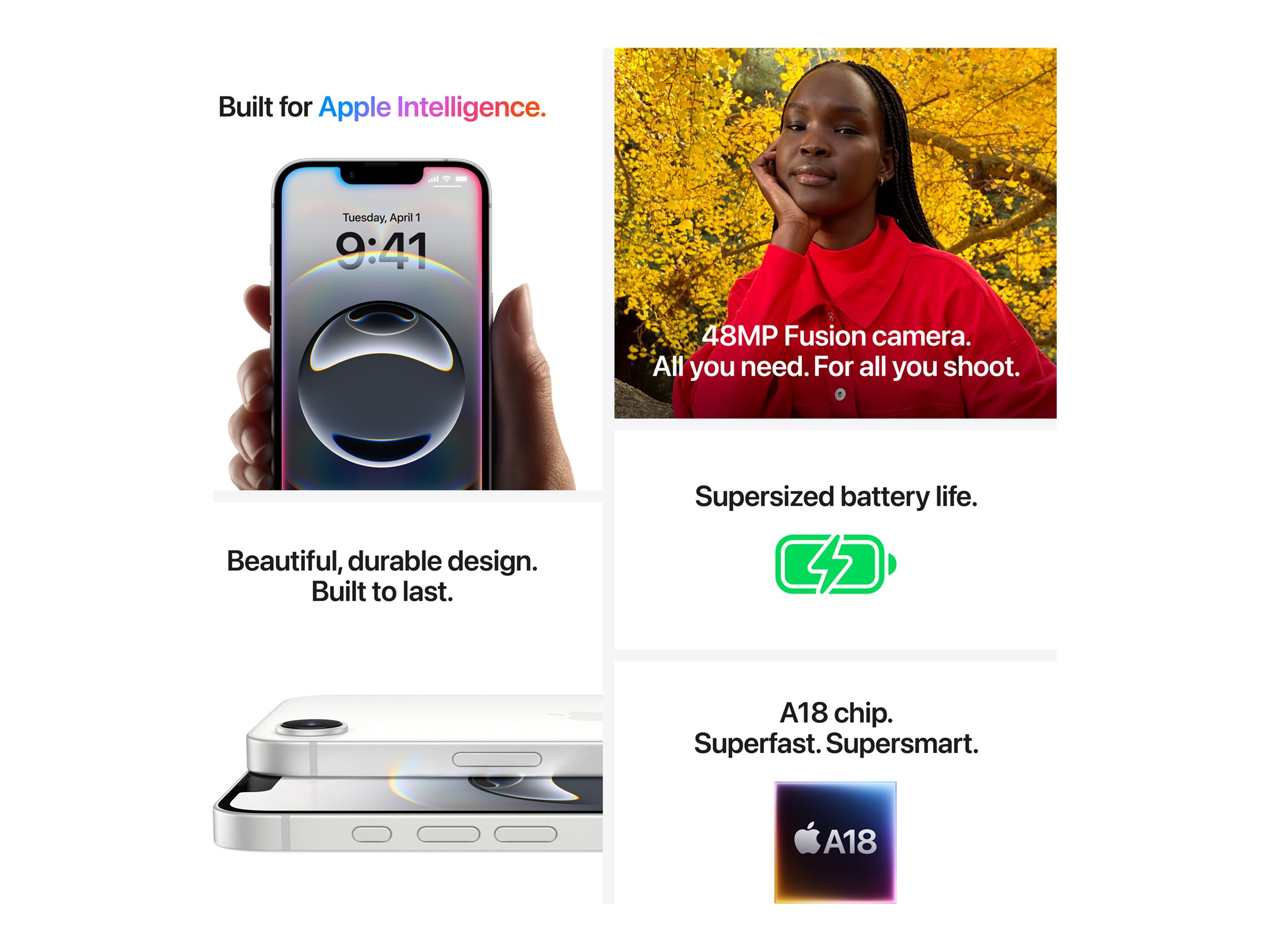 Apple iPhone 16e 128GB White | Apple