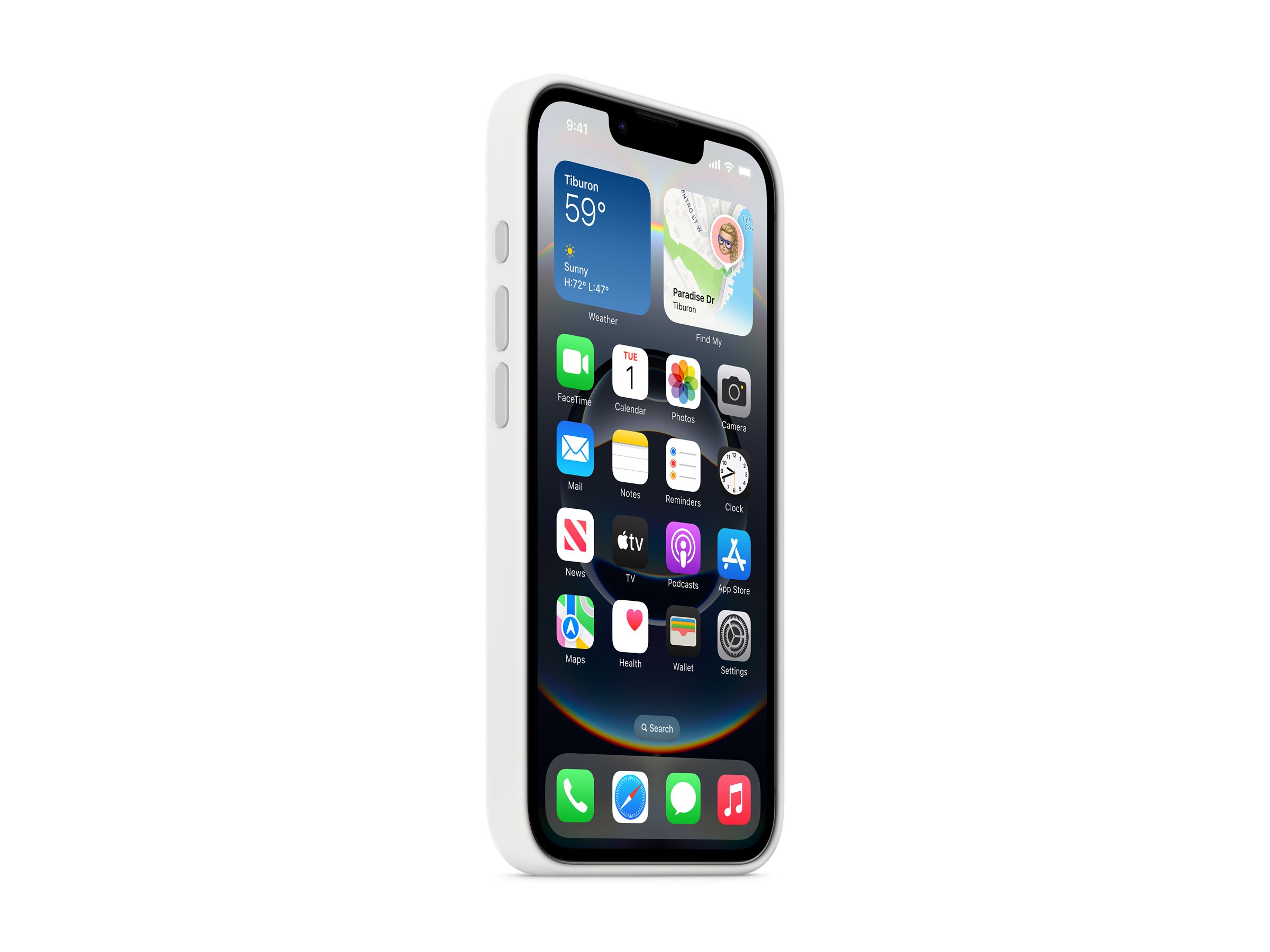 Apple iPhone 16e Silicone Case – White | Apple