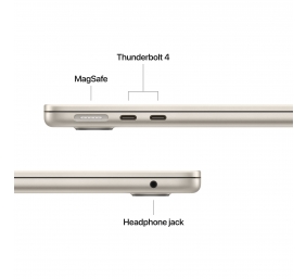 Apple MacBook | Air | Starlight | 13 " | IPS | 2560 x 1664 pixels | Apple M4 | 16 GB | Solid-state drive capacity 256 GB | Apple M4 chip 10-core CPU/8-core GPU | macOS | 802.11ax | Bluetooth version 5.0 | Keyboard language Russian | Keyboard backlit
