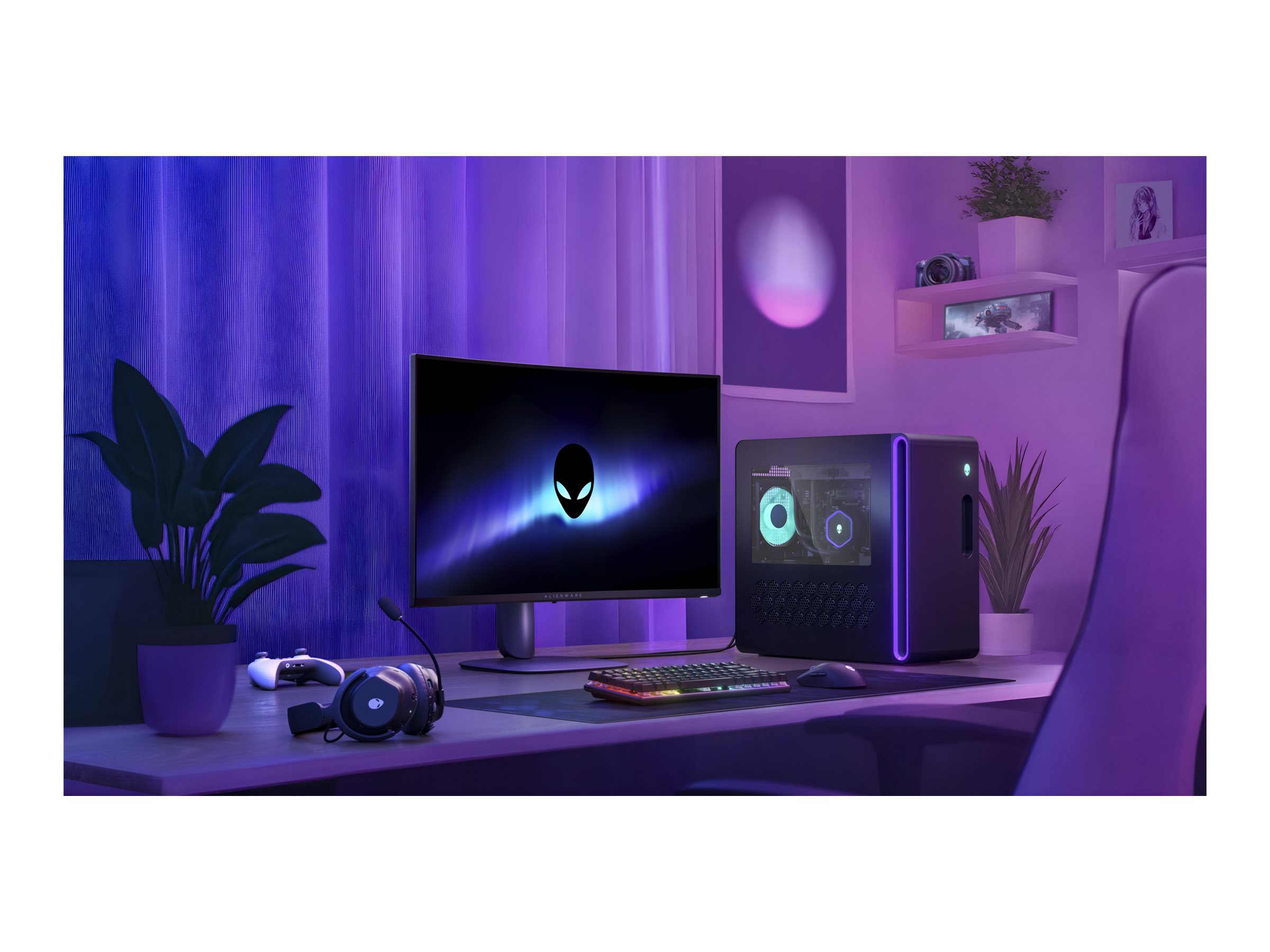Dell Alienware AW3225DM | 32 " | VA | WQHD | 16:9 | 180 Hz | 1 ms | 400 cd/m² | HDMI ports quantity 2 | Warranty 36 month(s)