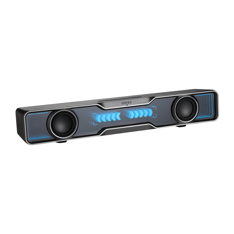 Edifier | PC Speaker with Quality Sound and Splendid Light Effects | QS30 | 2.5W + 2.5W W | Bluetooth | Black | ≥ 85 dB | Wireless connection