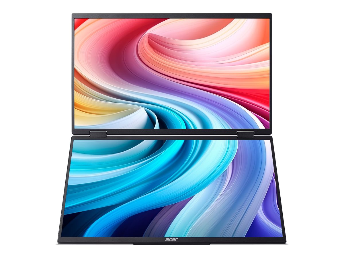 Acer PD163QBMIUUX PD3 Series | 16 " | IPS | 16:9 | 60 Hz | 8 ms | 2x1920 x 1080 pixels | 250 cd/m² | HDMI ports quantity 1 | Black