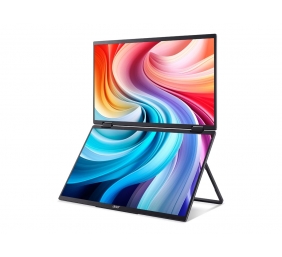 Acer PD163QBMIUUX PD3 Series | 16 " | IPS | 16:9 | 60 Hz | 8 ms | 2x1920 x 1080 pixels | 250 cd/m² | HDMI ports quantity 1 | Black