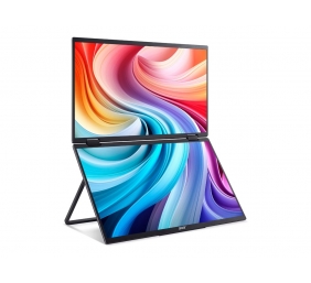 Acer PD163QBMIUUX PD3 Series | 16 " | IPS | 16:9 | 60 Hz | 8 ms | 2x1920 x 1080 pixels | 250 cd/m² | HDMI ports quantity 1 | Black