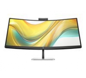 HP 534pm Series 5 Pro WQHD USB-C Curved Conferencing Monitor - 34" 3440x1440 WQHD 400-nit AG, VA, USB-C(100W/15W)/HDMI/DisplayPort, 3x USB-A, speakers, 5MP webcam, RJ-45 LAN, height adjustable/tilt/swivel, 3 years (replaces E34m)