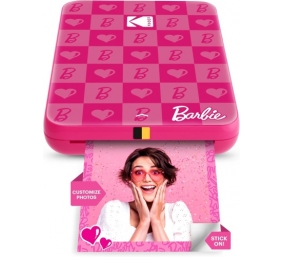 Barbie x Kodak STEP Slim Momentinis mobilus nuotraukų spausdintuvas Colour ZINK 2x3'' 1ppm, BT, Pink
