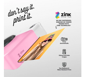 Kodak PRINTOMATIC Momentinis fotoaparatas, 2x3'', Rausva