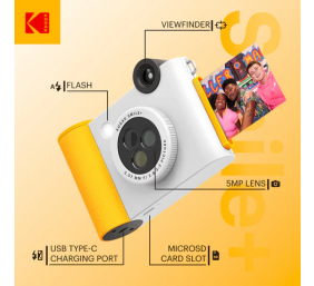 Kodak SMILE+ Momentinis fotoaparatas, 2x3'', White