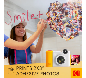 Kodak SMILE+ Momentinis fotoaparatas, 2x3'', White