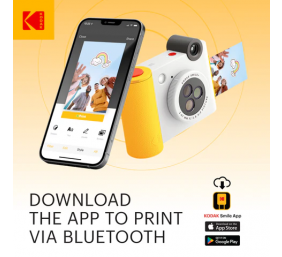 Kodak SMILE+ Momentinis fotoaparatas, 2x3'', White