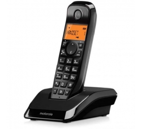 Motorola Digital Cordless Telephone | S1201B | Built-in display | Black