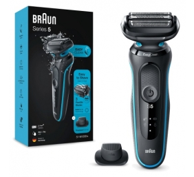 Braun Series 5 51-M1200s Barzdaskutė, Black/Mint