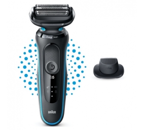 Braun Series 5 51-M1200s Barzdaskutė, Black/Mint