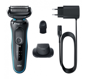 Braun Series 5 51-M1200s Barzdaskutė, Black/Mint