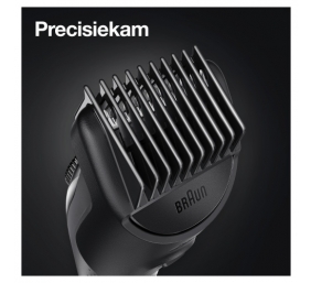 Braun BeardTrimmer3 BT3300 Plaukų kirpimo mašinėlė, Juoda