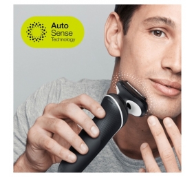 Braun Series 5 51-W1200s Barzdaskutė, Juoda/Balta