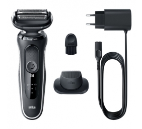 Braun Series 5 51-W1200s Barzdaskutė, Juoda/Balta