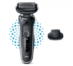 Braun Series 5 51-W1200s Barzdaskutė, Juoda/Balta