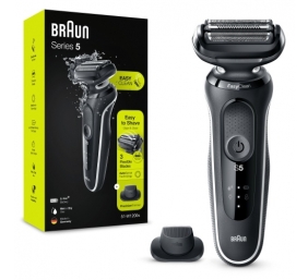 Braun Series 5 51-W1200s Barzdaskutė, Juoda/Balta