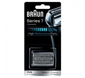 Braun Series 7 70S Atsarginė barzdaskutės galvutė, Sidabrinė