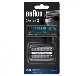 Braun Series 3 21B Atsarginė barzdaskutės galvutė, Juoda