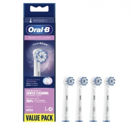 Oral-B Sensitive Clean Dantų šepetėlio galvutės, Balta