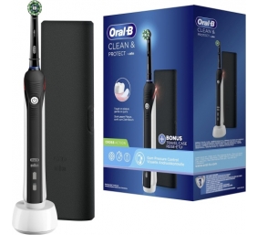 Oral-B Clean &amp; Protect Elektrinis dantų šepetėlis, Juoda
