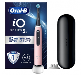 Oral-B iO Series 5s Elektrinis dantų šepetėlis, Blush Pink