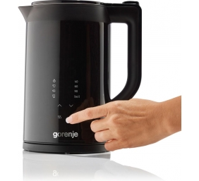 Gorenje Kettle | K17DWDII | Electric | 2200 W | 1.7 L | Stainless Steel | 360° rotational base | Black