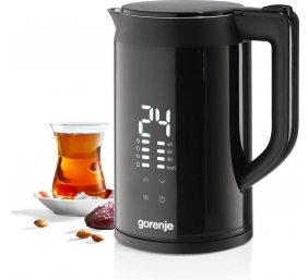 Gorenje Kettle | K17DWDII | Electric | 2200 W | 1.7 L | Stainless Steel | 360° rotational base | Black