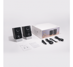 Edifier | Compact Desktop 2.0 Speakers | M60 | 66 W | Bluetooth | Black | ≥ 85 dB | Wireless connection