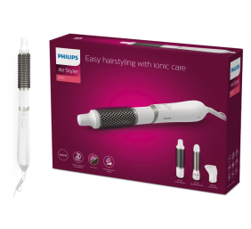Philips 3000 Series Air Styler BHA303/00 Plaukų formavimo šukos, Balta