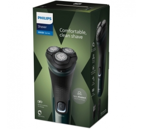 Philips 3000X Series X3002/00 Barzdaskutė, Juoda/Žalia