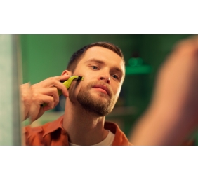 Philips OneBlade 360 QP420/50 Atsarginiai barzdaskutės peiliukai, Sidabrinė/Geltona