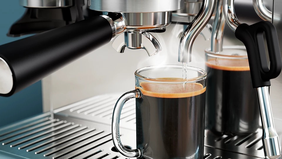 Philips | Espresso Machine | PSA3218/10 Barista Brew | Pump pressure 15 bar | Built-in milk frother | Semi-automatic | 1350 W | Black