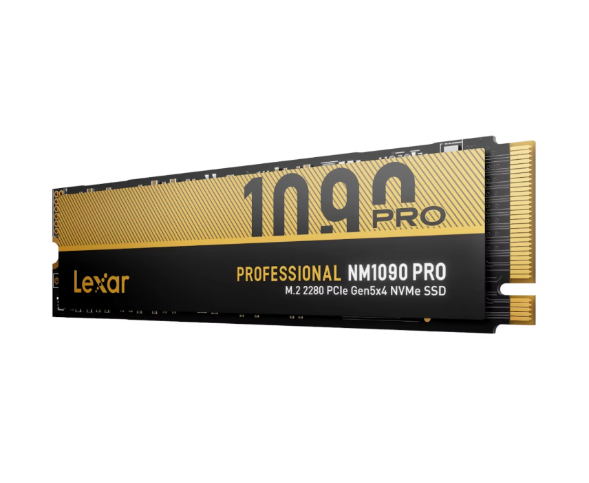 Lexar SSD | NM1090 Pro | 4000 GB | SSD form factor M.2 2280 | Solid-state drive interface PCIe Gen 5x4 | Read speed 14000 MB/s | Write speed 13000 MB/s