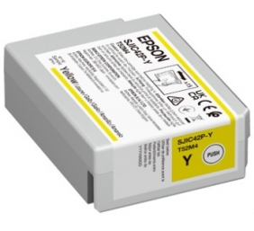Epson SJIC42P-Y (C13T52M440) Rašalinė kasetė, Geltona