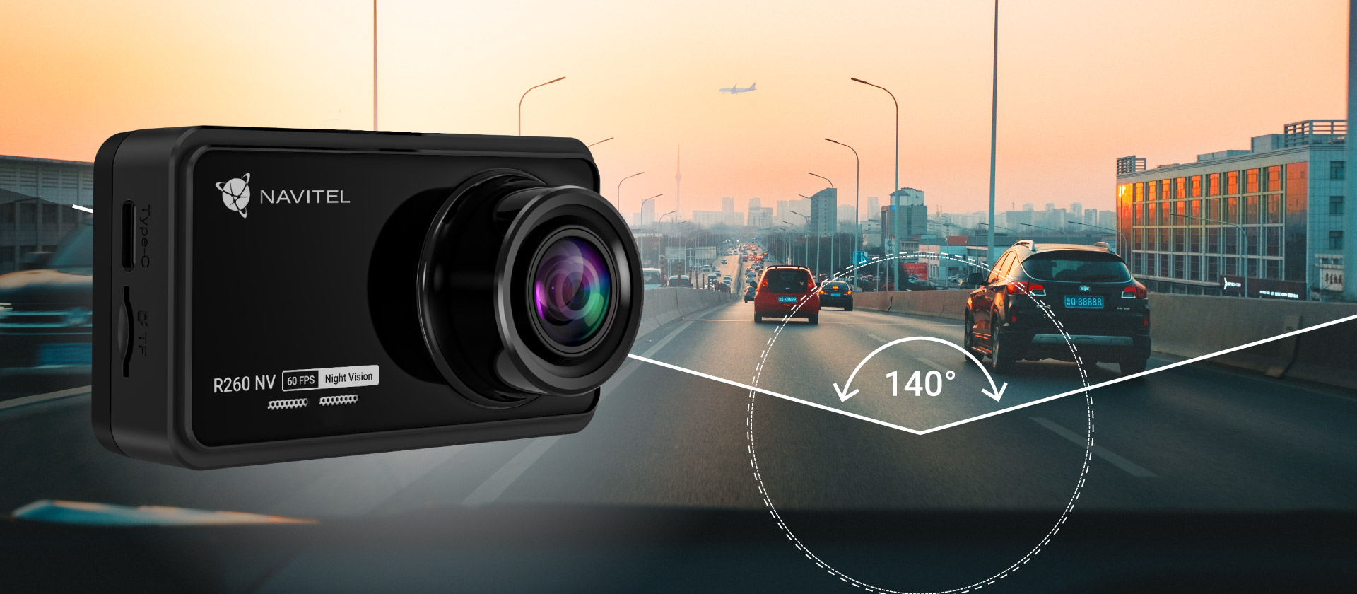 Navitel Video recorder | R260 NV | Full HD 1920х1080 | Maps included