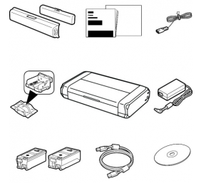 Canon MAXIFY BX110 with battery | Colour | Inkjet | Printer | Maximum ISO A-series paper size A4 | Black