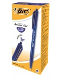 Bic Tušinukas Round Stic Clic 1.0 mm, mėlynas, pakuotėje 20 vnt. 379640