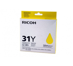 Ricoh Cart. GC31Y (405691), geltona kasetė
